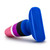 Buy the Avant Pride P5 Gender Fluid Striped Silicone Butt Plug - Blush Novelties