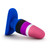 Buy the Avant Pride P5 Gender Fluid Striped Silicone Butt Plug - Blush Novelties