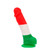 Buy the Addiction Leonardo 7 inch Realistic Silicone Red White Green striped Dildo with Suction Cup -  BMS Enterprises