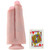 Buy the King Cock Two Cocks One Hole 9 inch Realistic Dong White Flesh strap-on compatible dildo - Pipedreams Products