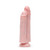 Buy the King Cock Two Cocks One Hole 9 inch Realistic Dong White Flesh strap-on compatible dildo - Pipedreams Products