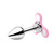 Buy the Ass-Spinner Light-Up Fidget Spinner Stainless Steel Anal Plug Buttplug in Pink - XR Brands Frisky