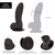 Buy the Addiction Ben 7 inch Scaled Ribbed Silicone Black Dildo with Suction Cup -  BMS Enterprises