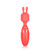 Buy the Recharge Petite 3-function Rechargeable Silicone Mini Wand Massager with 3 Attachments - Cal Exotics