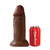 Buy the King Cock Chubby 10 inch Wide Realistic Dong Brown Chocolate strap-on compatible dildo - Pipedreams Products