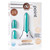 Buy the Point Plus 20-Function Rechargeable Bullet Vibrator with Silicone Tips Teal Blue - NU Sensuelle Novel Creations