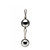 Buy the Oppressors Orb 8 oz Chrome Ball Weight with Connection Point & Clip - XR Brands Master Series
