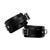 Buy the Strict Premium Black Leather Locking Ankle Cuffs - XR Brands