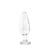 Buy the Icicles #26 Hand Blown Glass Clear Butt Plug Borosilicate - Pipedream Products