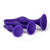 Buy the Booty Call Booty Trainer 3-piece Silicone Butt Plug Kit Purple - Cal Exotics