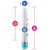 Buy The Collection Limited Edition XOXO 7 inch Blue Sky Multispeed Vibrator - Blush Novelties
