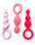 Buy the Silicone Anal Plug 3-piece Set Colors - Satisfyer