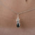 Buy the Silver Secret Passion Waist Chain with Hematite Pendant with Rider - Sylvie Monthule