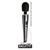 Buy the Mighty Metallic 8-function Rechargeable Flexible Wand Massager with Silicone Head - Evolved Novelties