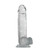 Buy the Crystal Clear 8 inch Realistic Dildo with Suction Cup Strap-On Harness Compatible - Evolved Novelties Adam & Eve