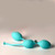 Buy the Pillow Talk Frisky Progressive Silicone Kegel Exercise Balls Teal Blue with Swarovski Crystal - BMS Factory