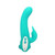 Buy the Vortex Series Pirouette Turbo Wireless 9-function Rotating Rabbit-style Silicone Rechargeable Triple Motor Vibrator Turquoise - Femme Funn Nalone