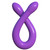 Buy the Classix Double Whammy 17.25 inch Double Ended Dildo in Purple - Pipedream Products