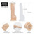 Buy the Naked Addiction 8 inch Rotating 8-function Realistic Dual Density Incredifeel Silicone Rechargeable Vibrating Dildo with Suction Cup Vanilla Flesh Strap-On Harness -  BMS Enterprises