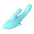 Buy the Shark 11-function Inflatable Rechargeable Silicone Dual Stimulating Vibrator - Emojibator