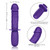 Buy the Realistic Silicone Grip Thruster Dildo with Handle in Purple - Cal Exotics