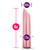 Buy the Exposed Nocturnal 10-function Rechargeable Lipstick Bullet Vibrator Dusty Rose Pink - Blush Novelties