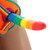 Buy the Rainbow Power Drive Strap-On Harness with 7 inch Silicone Dildo - Hott Products
