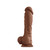 Buy the Colours Pleasures 8 inch Realistic Silicone Dildo with Suction Cup in Light Brown Caramel - NS Novelties