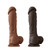 Buy the Colours Pleasures 8 inch Realistic Silicone Dildo with Suction Cup in Light Brown Caramel - NS Novelties