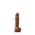 Buy the Colours Pleasures 5 inch Realistic Silicone Dildo with Suction Cup in Light Brown Caramel - NS Novelties