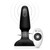 Buy the b-Vibe Rimming Plug 2 20-Function Remote Control Rechargeable Silicone Butt Plug with Spinning Beads in Black - COTR, Inc