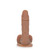 Buy the Emperor Ballsy Realistic PureSkin Dildo with Balls & Suction Cup in Chocolate Brown Flesh - CalExotics Cal Exotics California Exotic Novelties