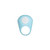 Buy the Pinkie Promise 20-function Rechargeable Silicone Vibrating Finger Ring in light Blue - Evolved Novelties