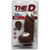 Buy the Fat D 8 inch UltraSkyn Dual Density Realistic Extra Thick Dildo with Balls In Chocolate Brown Flesh - Doc Johnson
