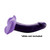 Buy the BumpHer Purple Silicone Dildo Base Cover for Strap-On Harness - Banana Pants 