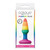Buy the Colours Pride Edition Mini Pleasure Plug Rainbow-striped Silicone Buttplug - NS Novelties
