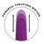 Buy the Commotion Cha-Cha 21-function Thrusting Rechargeable Silicone G-Spot Rabbit Vibrator in Plum Purple - BMS Factory