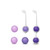Buy the Wellness 3-Step Progressive Silicone Weighted Kegel Ball Training 9-piece Kit PC Muscle pubic floor kegels - Blush Novelties