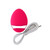 Buy the Egg-Static 10-function Rechargeable Egg-shaped Silicone Vibrator in Pink - Voodoo Toys by Shibari