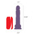 Buy the Mini Teddy 6-function Rechargeable Realistic Silicone Dildo Thrusting Handheld Sex Machine Lilac Zen - Velvet Thruster