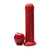Buy the Amsterdam Large Super Soft Ultra Premium Silicone Dildo in True Blood Red strap-on harness compatible super sized - Tantus Inc