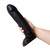 Buy the Hoss 13 inch Realistic Super Soft Massive Silicone Dildo with Balls in Black strap-on harness compatible Extra Large - Tantus Inc