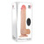 Buy the Adam's 9.5 inch Thrusting 13-function Remote Control Rechargeable Realistic Silicone Dildo with Suction Cup in Vanilla Flesh Strapon - Evolved Novelties Adam & Eve