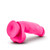 Buy the Neo Elite 7 inch Realistic Dual Density Silicone Dildo with Balls in Neon Pink Strapon harness dong - Blush Novelties