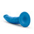 Buy the Neo Elite 7.5 inch Realistic Dual Density Silicone Curved Dildo with Suction Cup in Neon Blue strapon harness dong g-spot p-spot - Blush Novelties