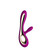 Buy the SORAYA 2 12-function Rechargeable Dual Action Silicone Vibrator in Deep Rose & Chrome - LELO