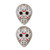 Buy the Scary Halloween Hockey Mask Nipple Pasties Friday the 13th Jason Slasher - Pastease