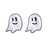 Buy the Halloween Cute Flying White Ghost Nipple Pasties - Pastease