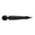 Buy the No 3 Black on Black Silicone Coated Diecast Plug-In Vibrating Wand Massager - Doxy Number three