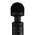 Buy the No 3 Black on Black Silicone Coated Diecast Plug-In Vibrating Wand Massager - Doxy Number three